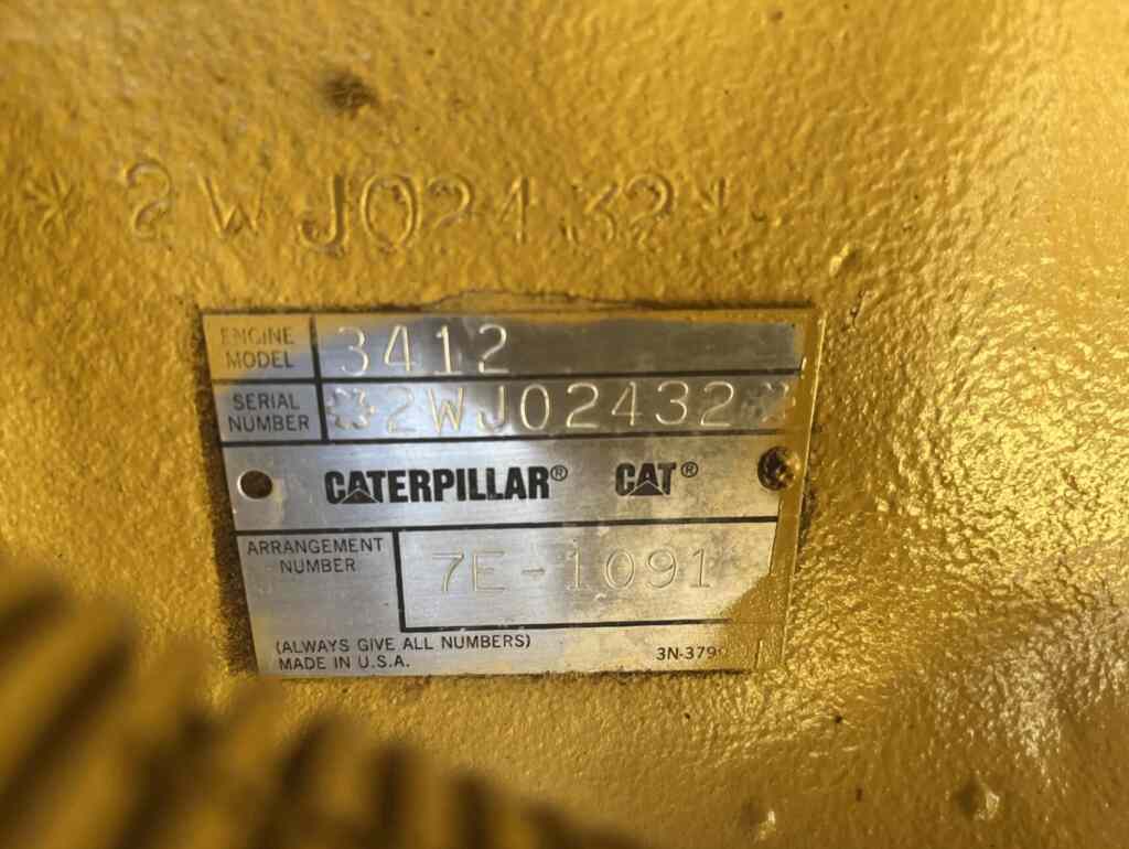 Caterpillar 3412C Standby Diesel Generator